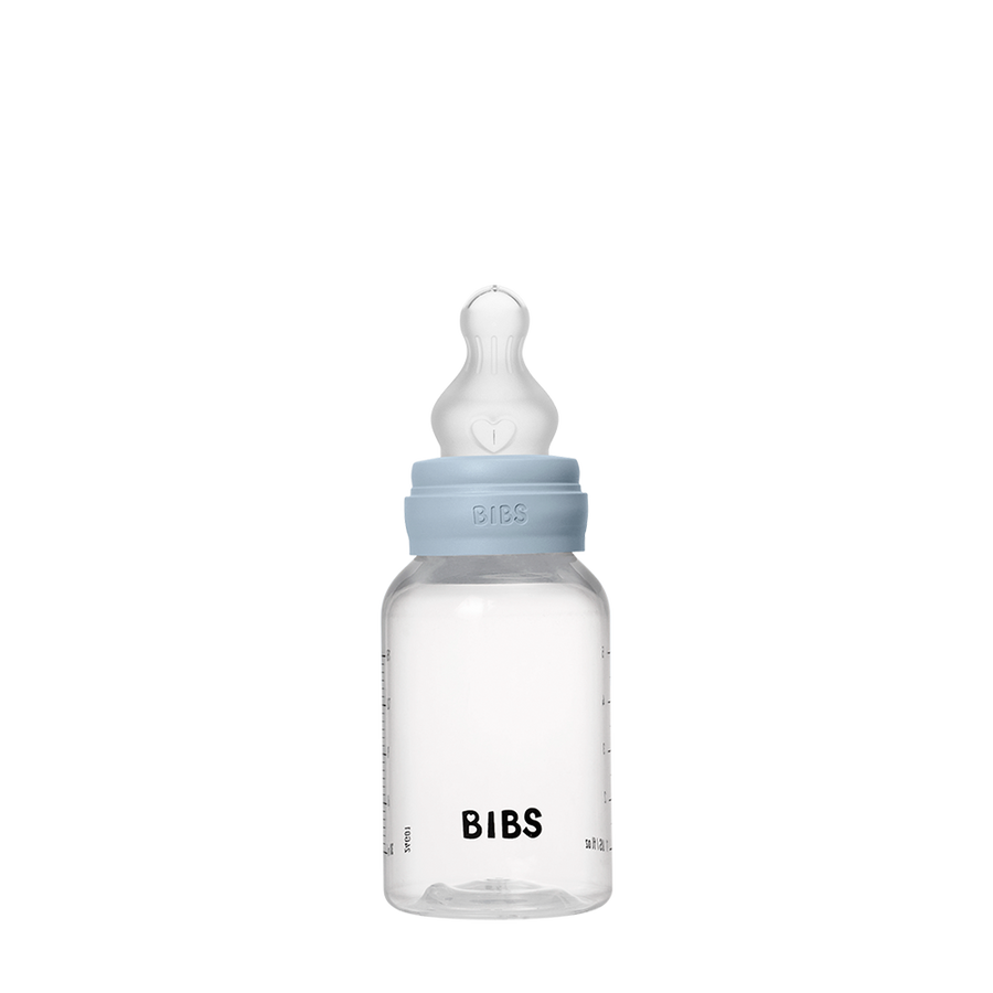 Baby BPA-Free PP Bottle Set 5oz Silicone - Baby Blue