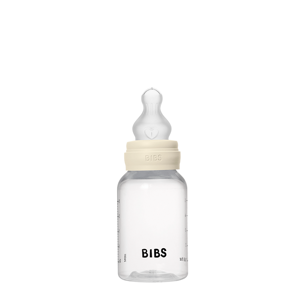 Baby BPA-Free Bottle Complete Set 5oz Silicone - Ivory