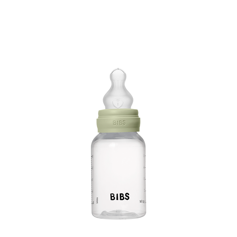 Baby BPA-Free PP Bottle Set 5oz Silicone - Sage