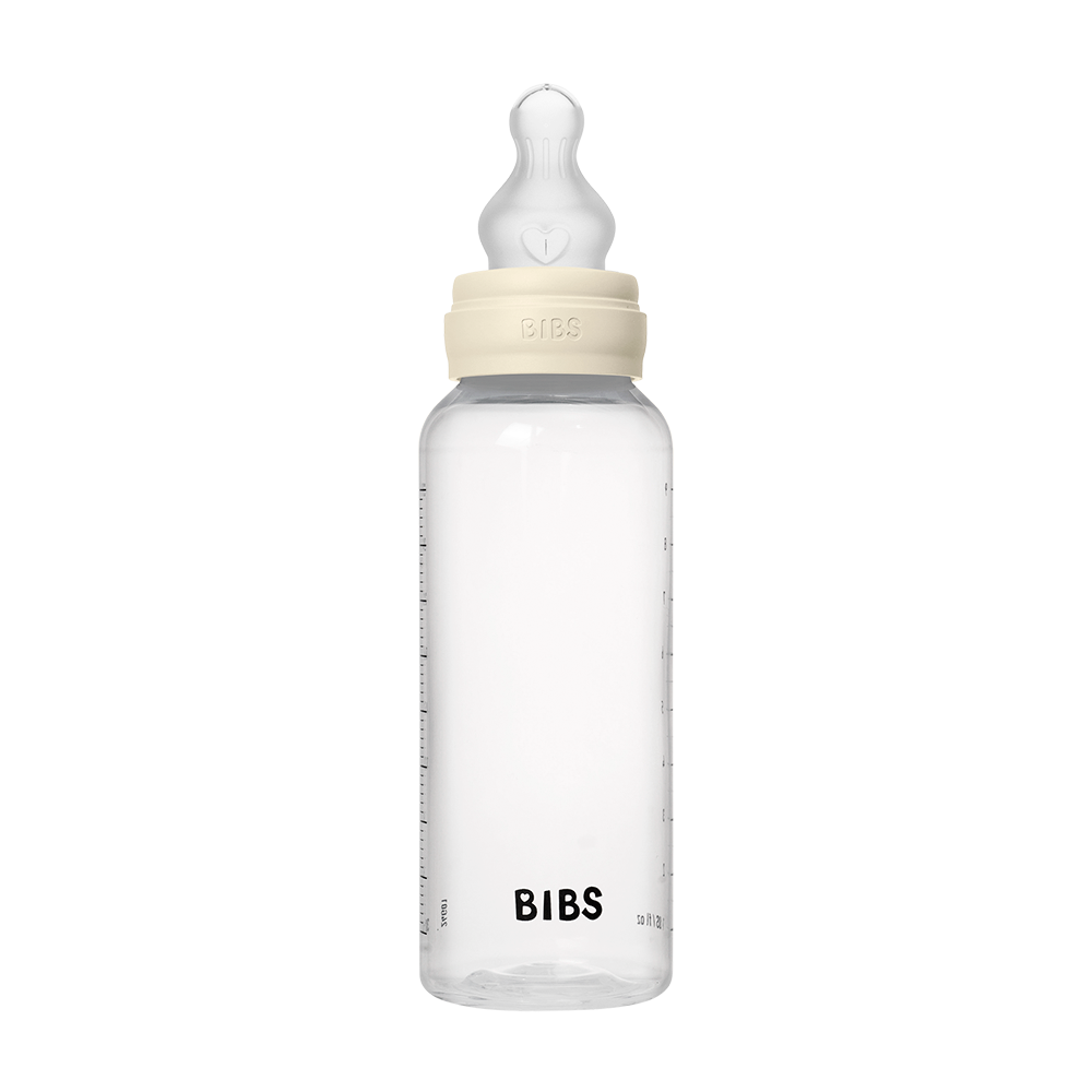 Baby BPA-Free Bottle Complete Set 9oz Silicone - Ivory