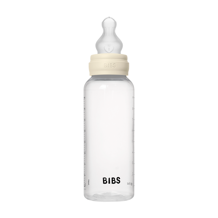 Baby BPA-Free PP Bottle Set 9oz Silicone - Ivory