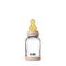 Baby Glass Bottle Set 4oz Latex - Blush - Bibsworld store US