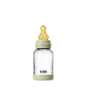 Baby Glass Bottle Set 4oz Latex - Sage - Bibsworld store US