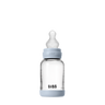 Baby Glass Bottle Set 4oz Silicone - Baby Blue - Bibsworld store US