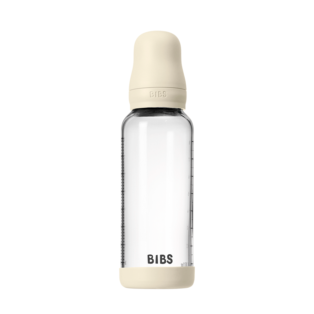 Baby Glass Bottle Set 8oz Latex - Ivory