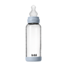 Baby Glass Bottle Set 8oz Silicone - Baby Blue - Bibsworld store US