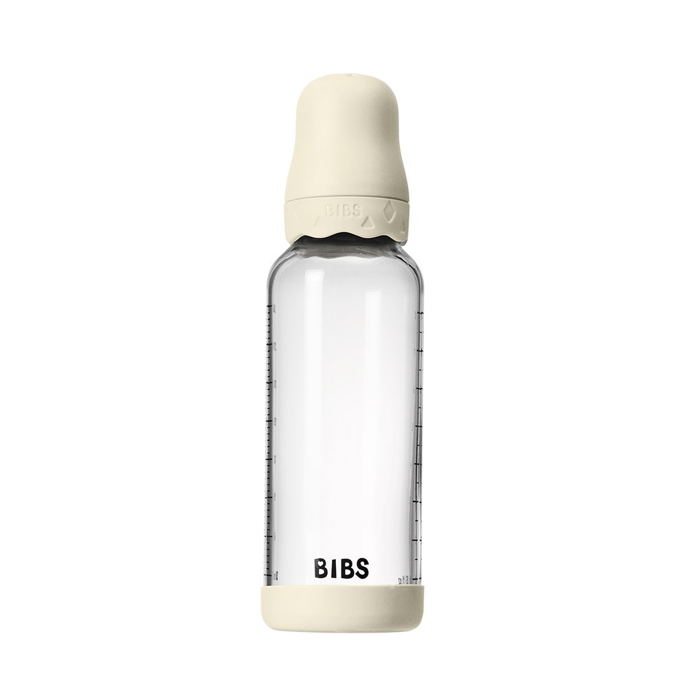 Baby Glass Bottle Boheme Set 8oz Latex - Ivory