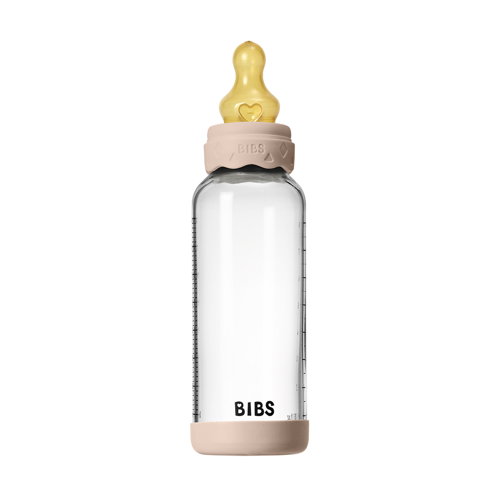 Baby Glass Bottle Boheme Set 8oz Latex - Blush