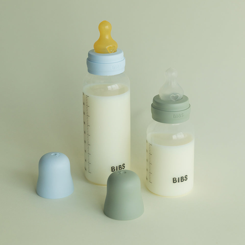 Baby BPA-Free PP Bottle Grow and Flow set 5oz/9oz Silicone - Ivory