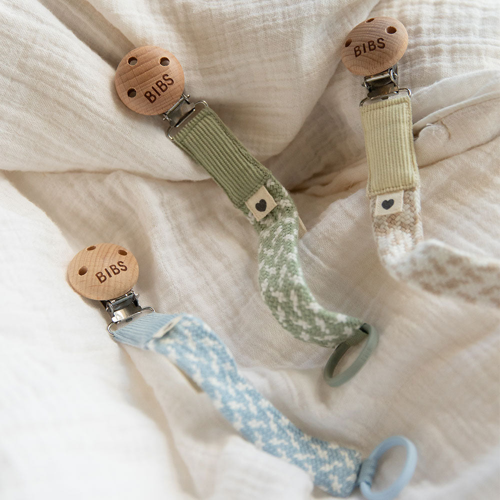 Pacifier Clip - Petrol/Baby Blue