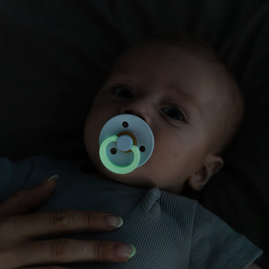 Colour GLOW Pacifiers 2 Pack - Blush/Woodchuck