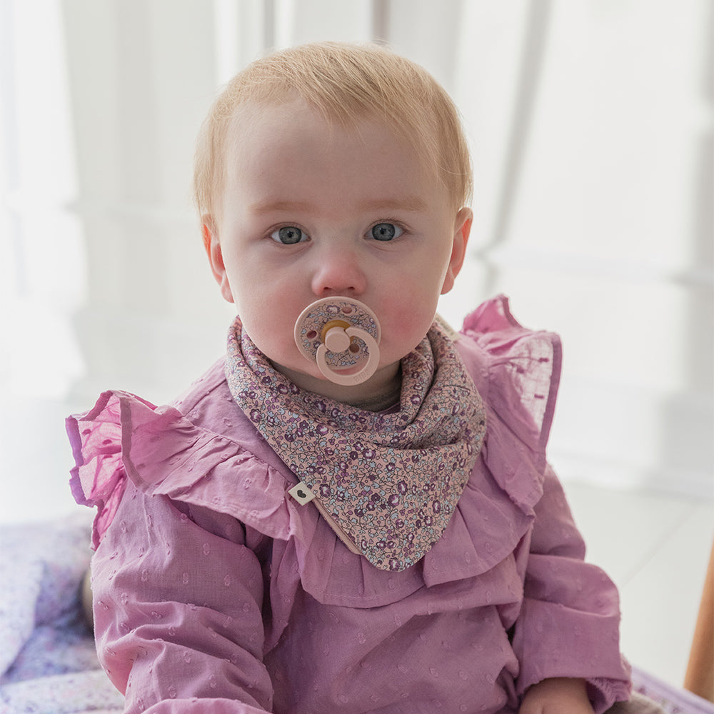 BIBS x LIBERTY Bandana Bib - Capel Fossil Grey