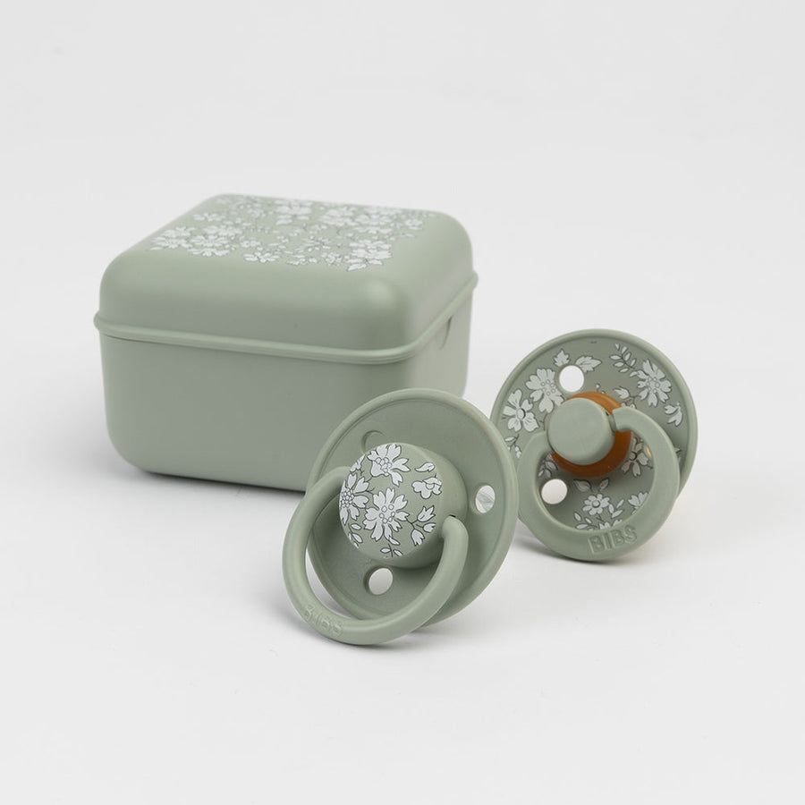 BIBS x LIBERTY De Lux 2 Pack Capel - Sage Mix