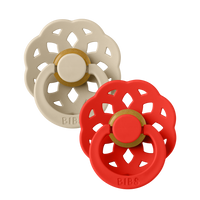 Boheme Pacifiers 2 Pack - Vanilla/Candy Apple - Bibsworld store US