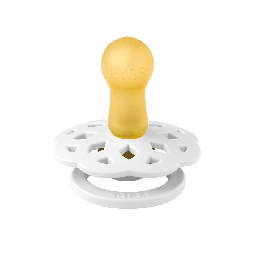 Boheme Pacifiers 2 Pack - White/Sunshine