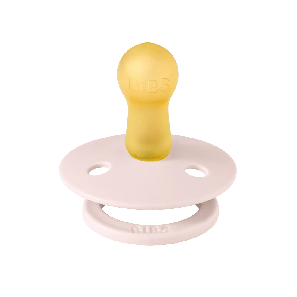 Colour Pacifier And Pacifier Case Mini - Petal/Baby Pink