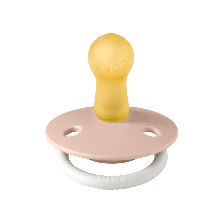 De Lux GLOW Pacifiers 2 Pack - Blush/Vanilla