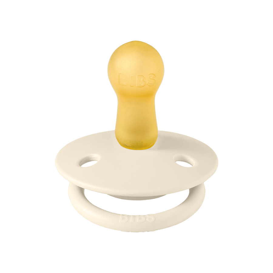 De Lux Pacifiers 2 Pack - Ivory/Baby Pink