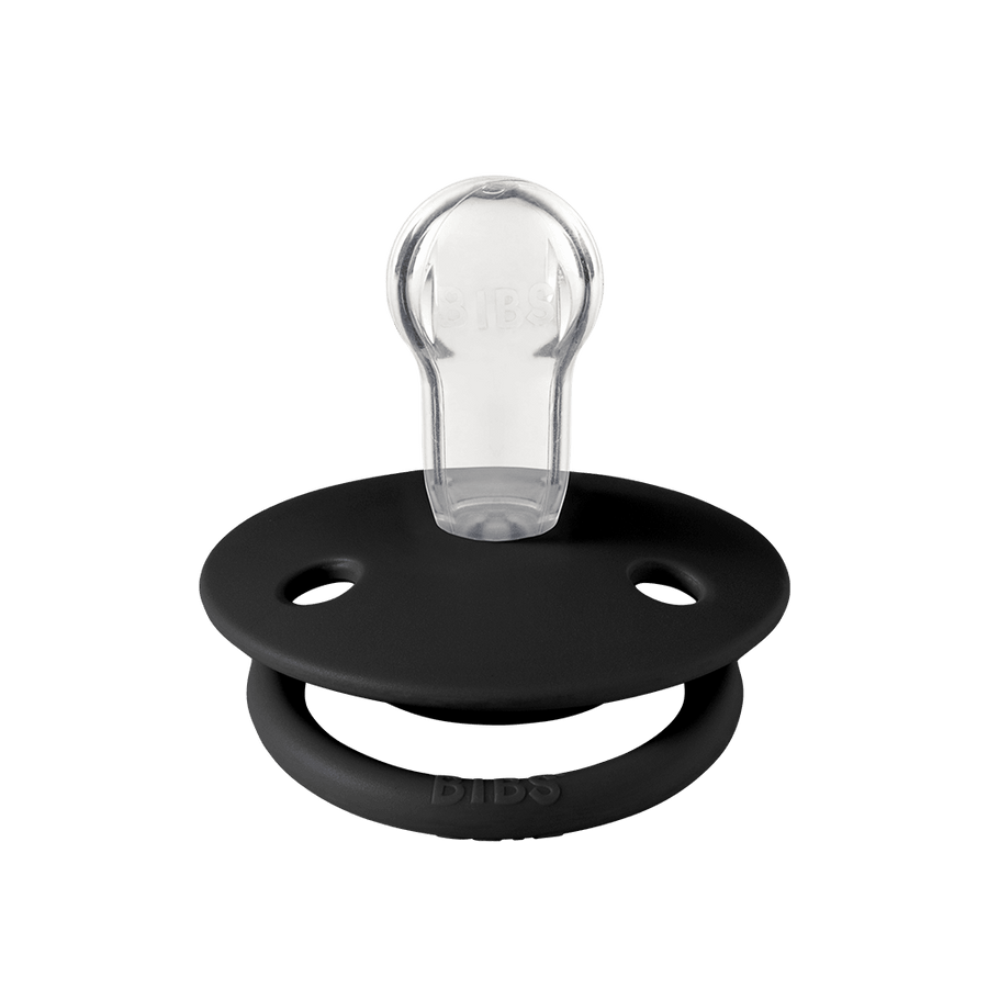 De Lux Pacifiers 2 Pack - Cloud/Black