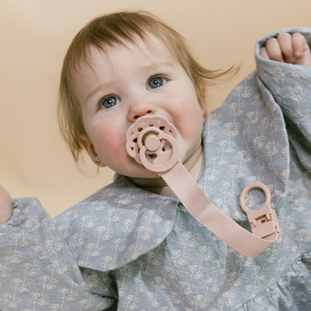 Pacifier Clip Loop - Blush