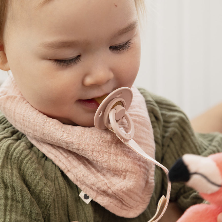 Bandana Bib - Blush