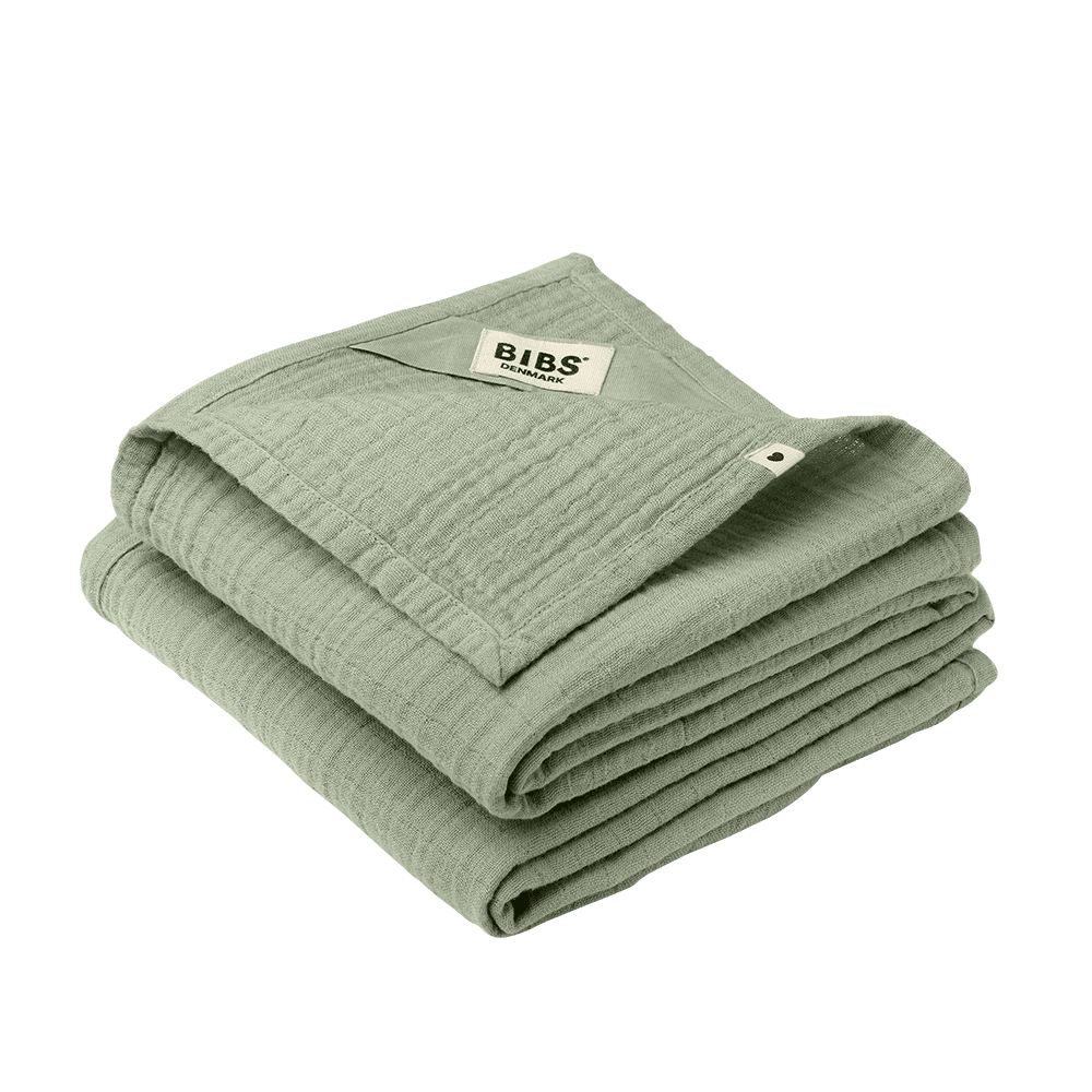 BIBS Organic Muslin Cloth - Sage