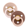 STUDIO Colour Pacifiers 2 Pack Fusion - Blush Woodchuck mix - Bibsworld store US