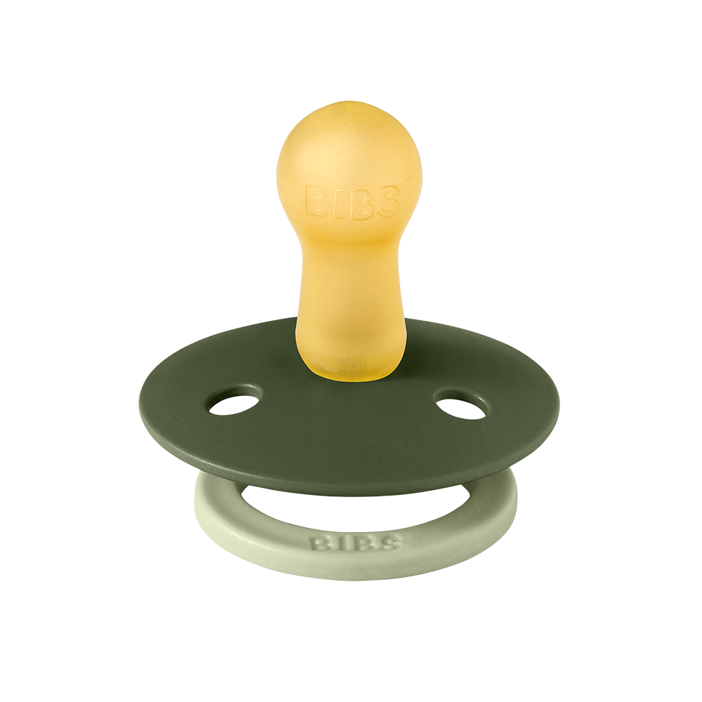 STUDIO Colour Pacifiers 2 Pack Fusion - Sage Hunter Green mix