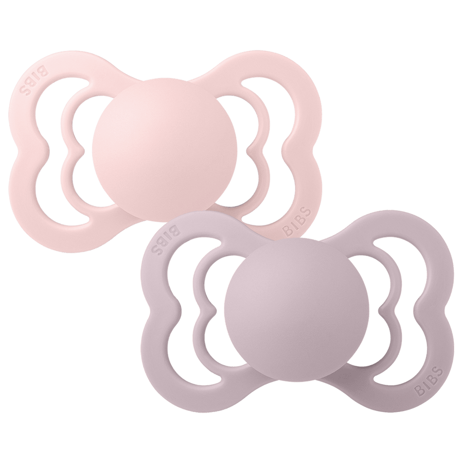 Supreme Pacifiers 2 Pack - Blossom/Dusky Lilac
