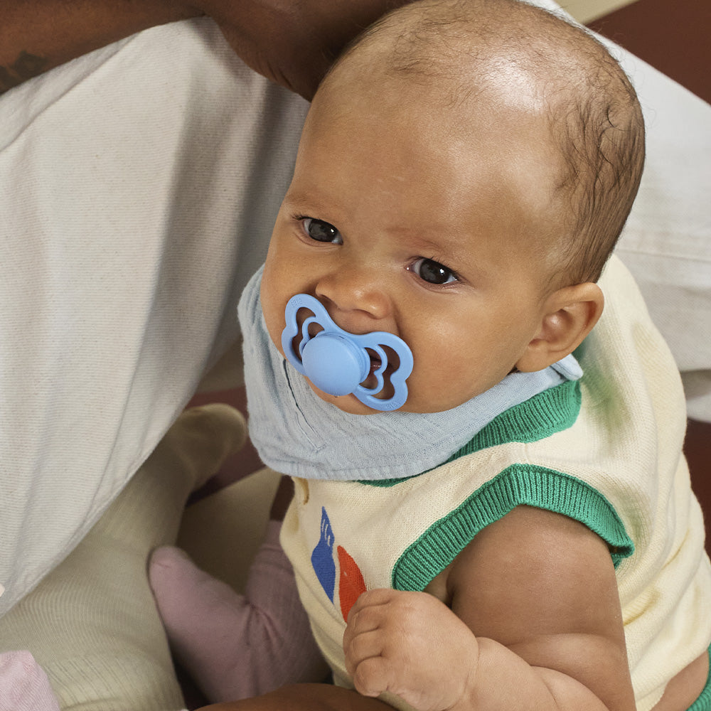 Supreme Pacifiers 2 Pack - Vanilla/Sky Blue