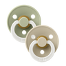 Colour GLOW Pacifiers 2 Pack - Sage/Vanilla - Bibsworld store US