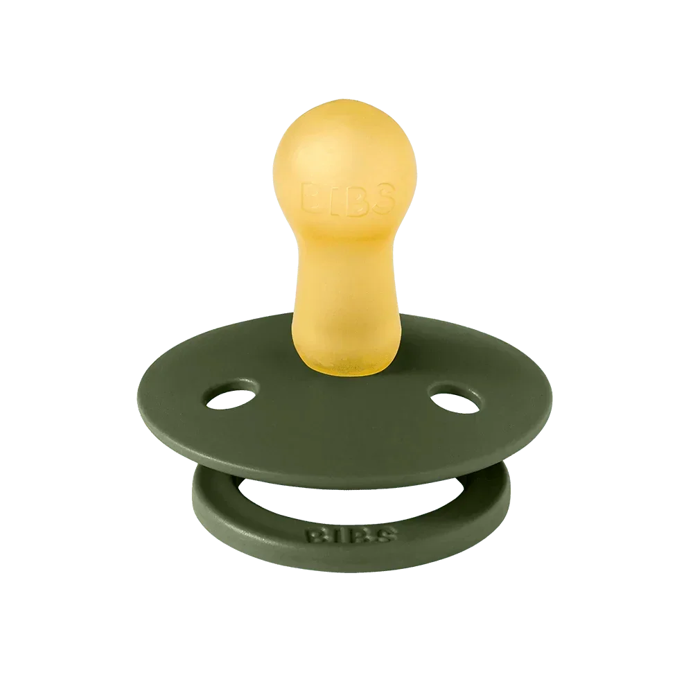 Colour Pacifiers Holiday Leaf 2 Pack - Sage/Hunter Green