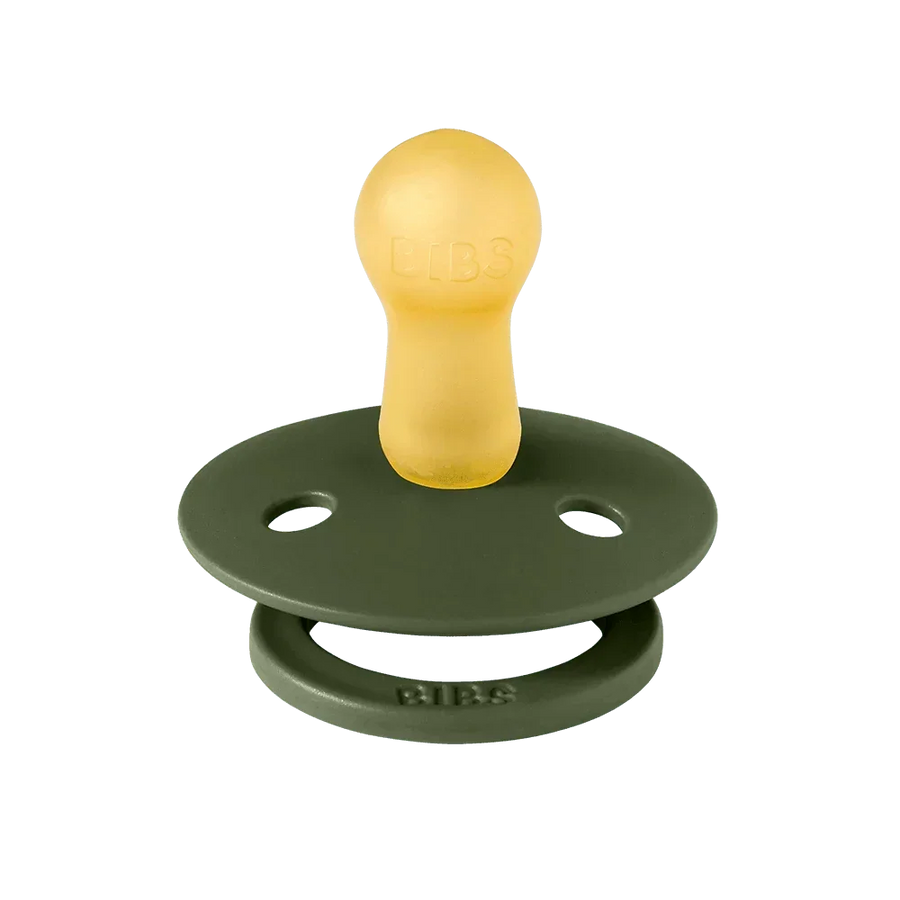 Colour Pacifiers Holiday Leaf 2 Pack - Sage/Hunter Green