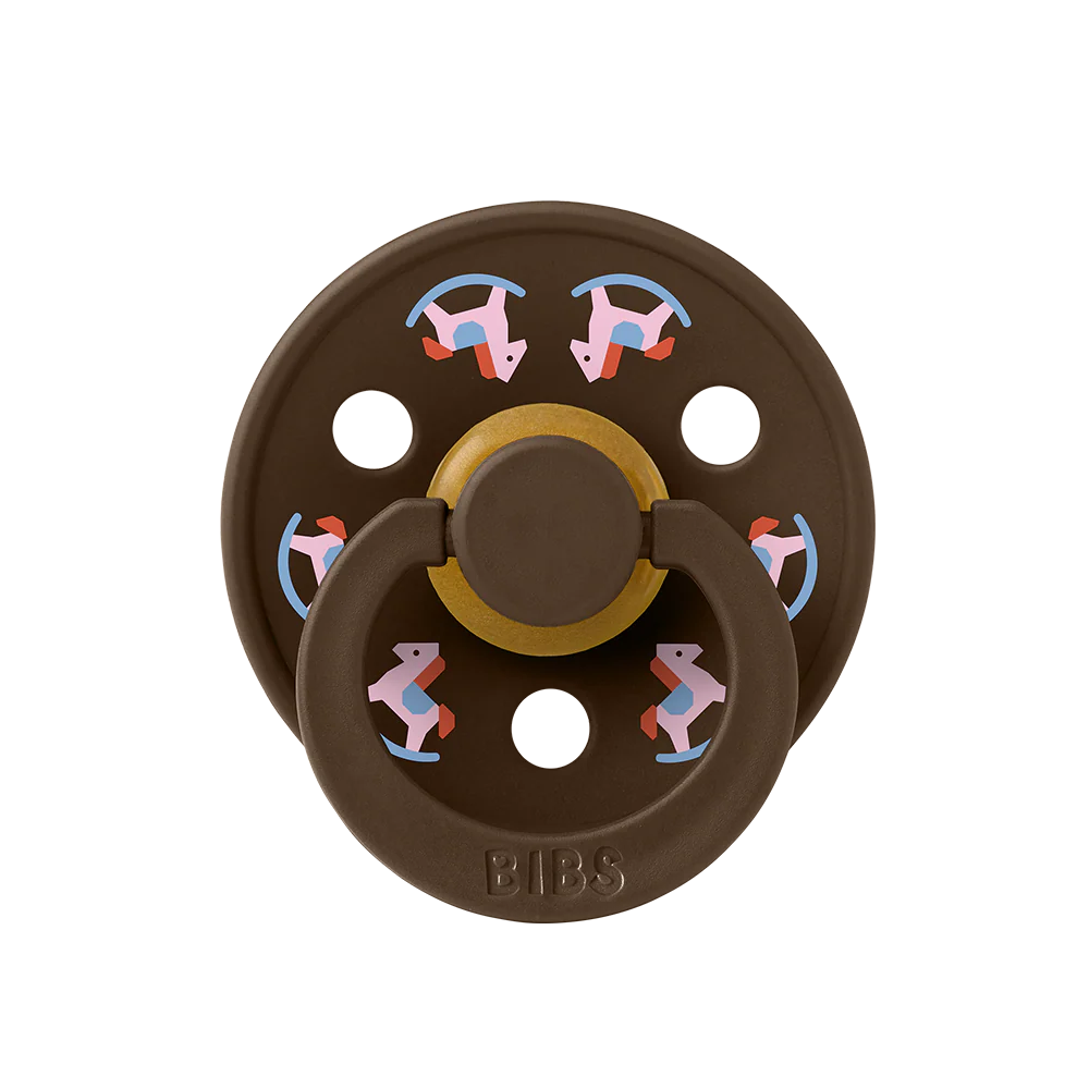 Colour Holiday Horse Pacifier - Mocha