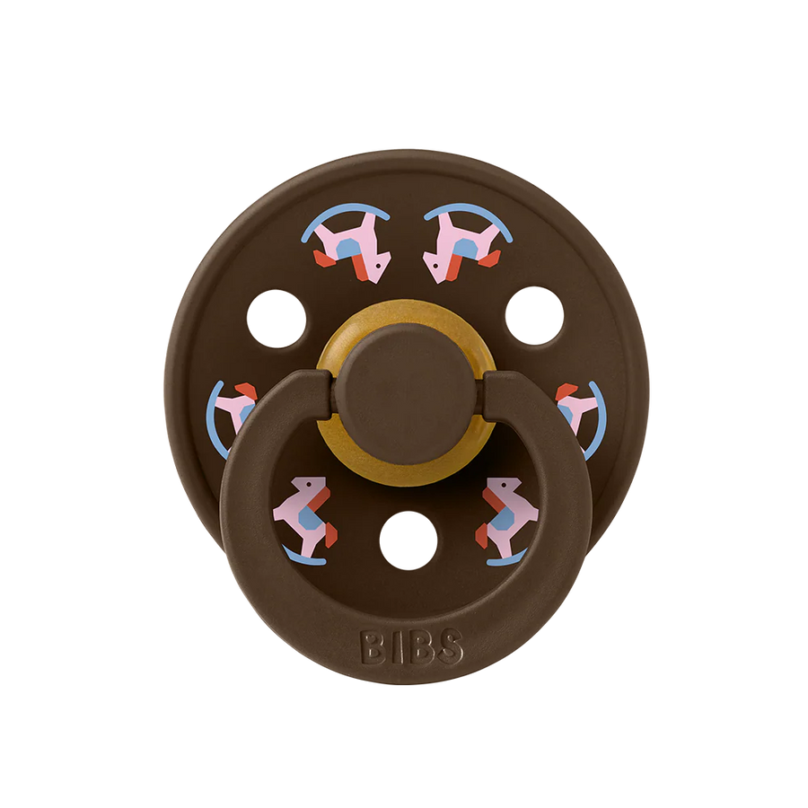 Colour Holiday Horse Pacifier - Mocha