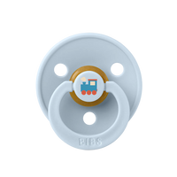 Colour Holiday Train Pacifier - Baby Blue - BIBS