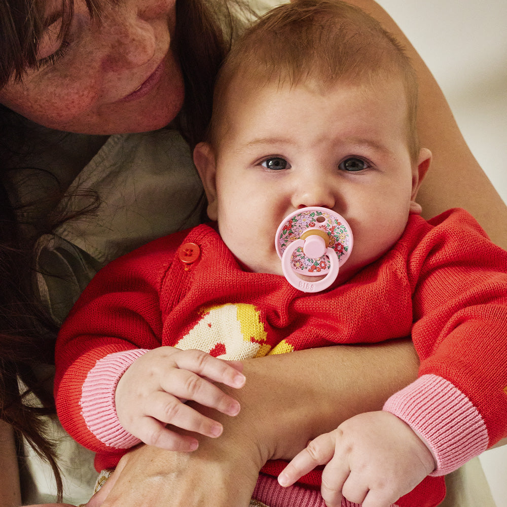 BIBS x LIBERTY Colour Pacifiers 2 Pack Oscar Meadow - Petal Mix