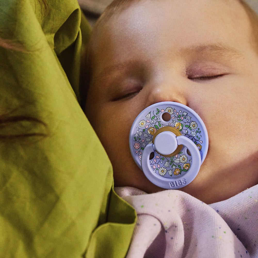 BIBS x LIBERTY Colour Pacifiers 2 Pack Chloe Meadow - Ivory Mix