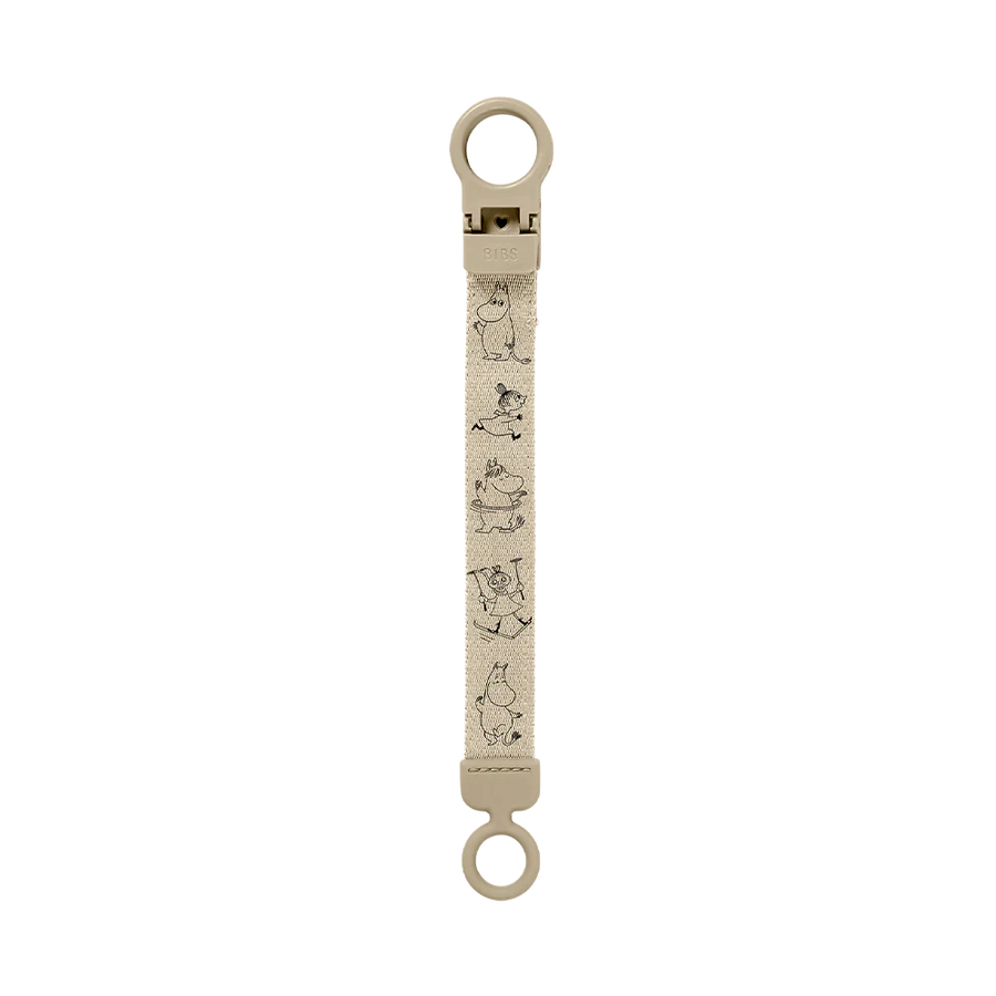 BIBS x Moomin Pacifier Clip Loop - Vanilla