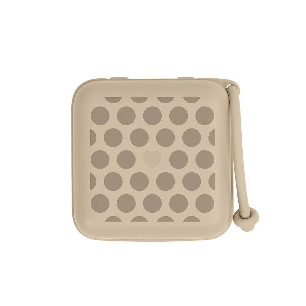 STUDIO Pacifier Box Polka - Vanilla/Dark Oak