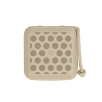 STUDIO Pacifier Box Polka - Vanilla/Dark Oak - BIBS