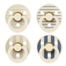 STUDIO Colour 4 Pack - Pin Ivory Vanilla Mix/Pin Ivory Steel Blue Mix - BIBS