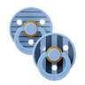 STUDIO Colour 2 Pack Pin - Sky Blue Mix - BIBS