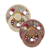 BIBS x LIBERTY Colour 2 Pack Chamomile Lawn - Woodchuck Mix - BIBS
