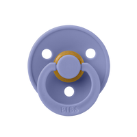 Purple round BIBS pacifier