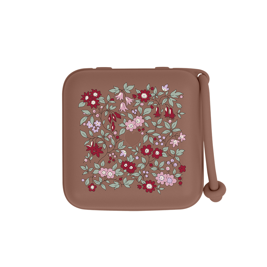 BIBS x LIBERTY Pacifier Box - Chamomile Lawn Woodchuck