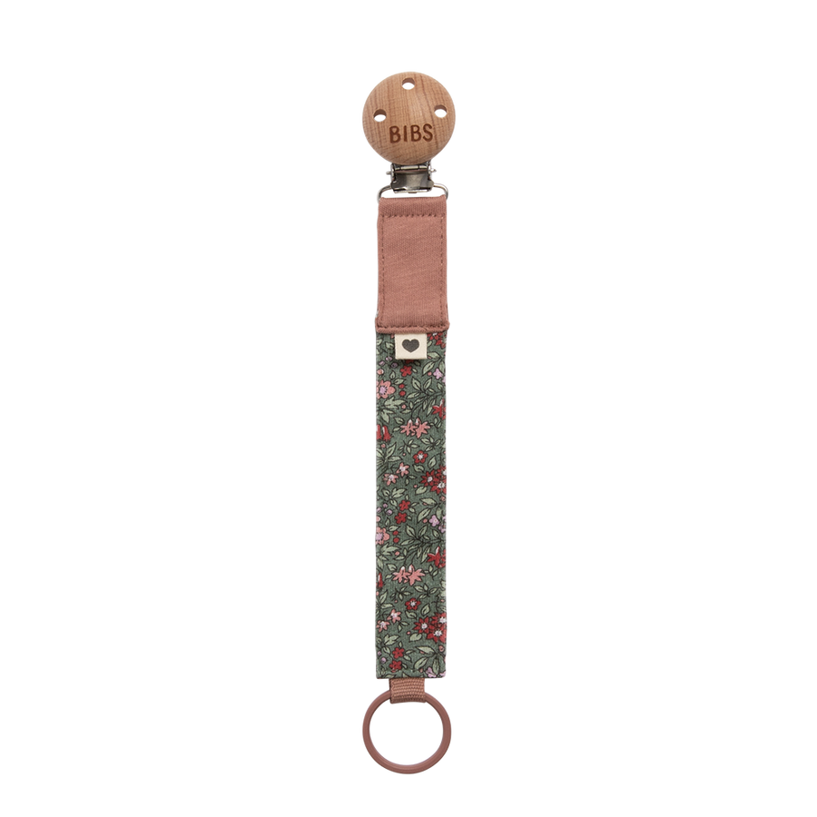 BIBS x LIBERTY Pacifier Clip - Chamomile Lawn Woodchuck