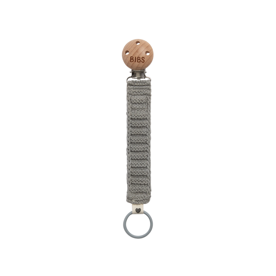 Pacifier Clip Knitted - Cloud
